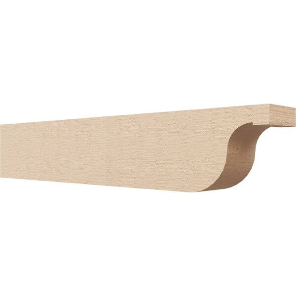 Ekena Millwork 4in. W x 6in. H x 32in. L Del Monte Woodgrain TimberThane Rafter Tail, Primed Tan RFTUR04X06X32DELRCPR - main
